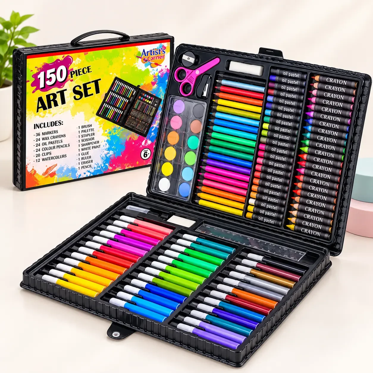 150-Piece Mega Art Set – Unleash Your Creativity! 🎨
